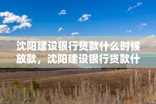 延边建设银行贷款什么时候放款，延边建设银行贷款什么时候放款的